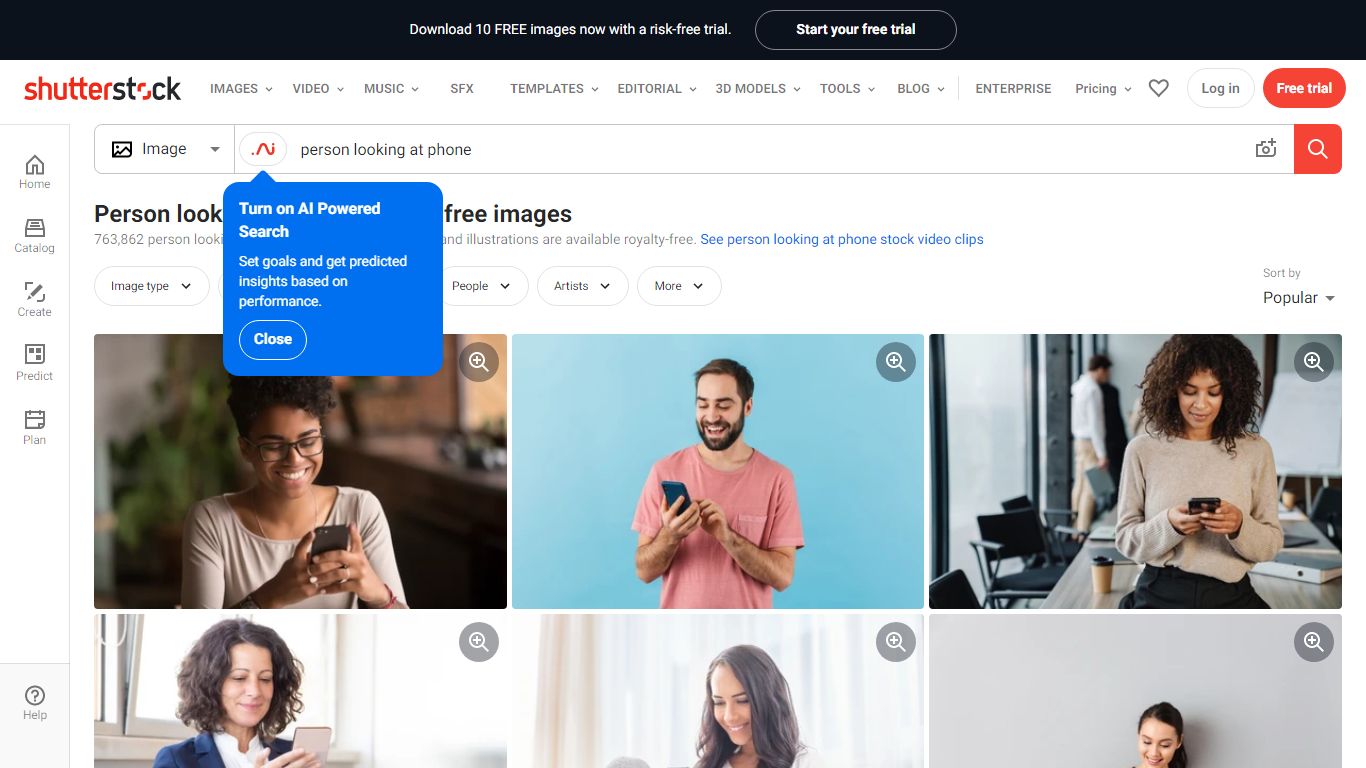 Person Looking at Phone Images, Stock Photos & Vectors | Shutterstock